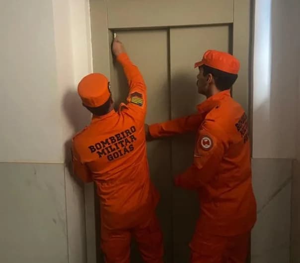 Uma pessoa fica presa no elevador em Bela Vista de Goiás